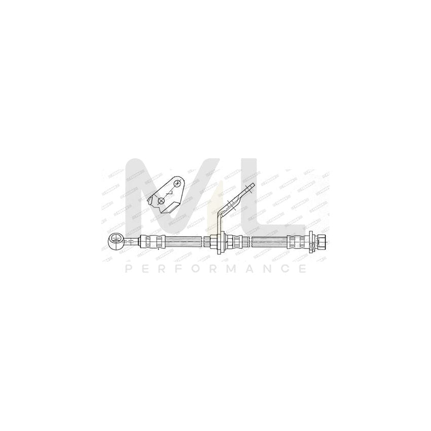 Ferodo FHY3303 Brake Hose for Honda Accord 465mm, Ø10
