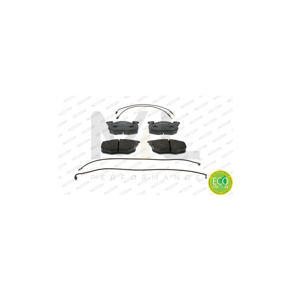 Ferodo Premier Eco Friction FDB719 Brake Pad Set Incl. Wear Warning Contact, Without Accessories