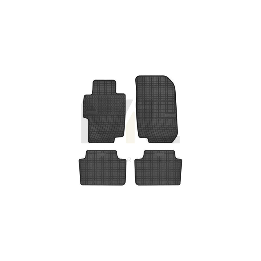 FROGUM Tailored 0837 Floor mat set for HONDA Accord VII Saloon (CL, CN) Elastomer, Front and Rear, Quantity: 4, Black, (LHD)