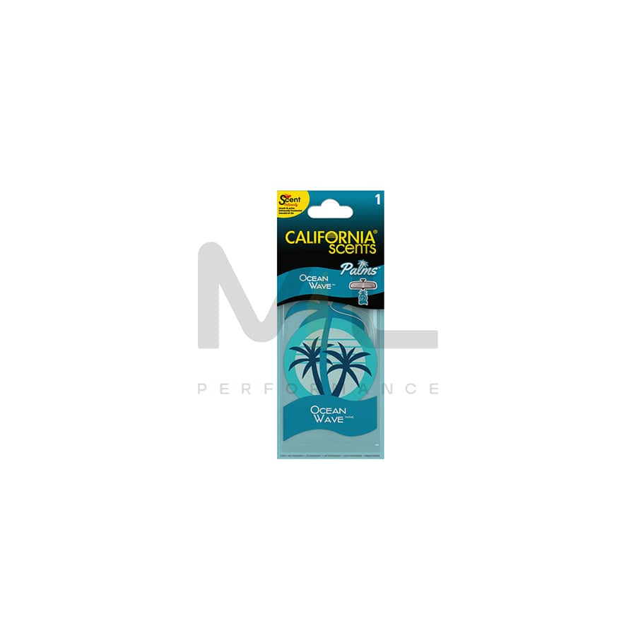 California Scents 1pc. 2D-Palm Car Air Freshener - Newport New Car