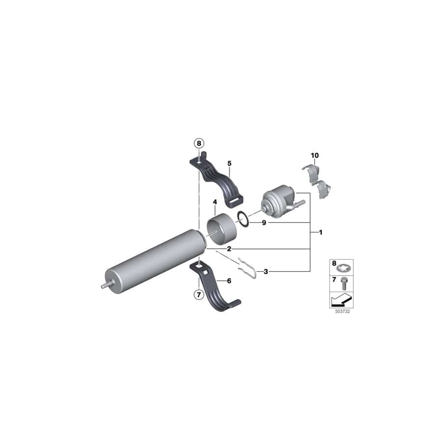 Genuine BMW 16127292268 F31 F22 F34 Bow (Inc. 330dX, 440iX & 435iX)
