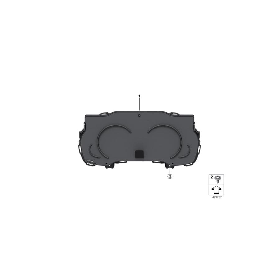 Genuine BMW 62108736885 G30 G32 G12 Instrument Cluster MPH (Inc. X3 & 750Li)