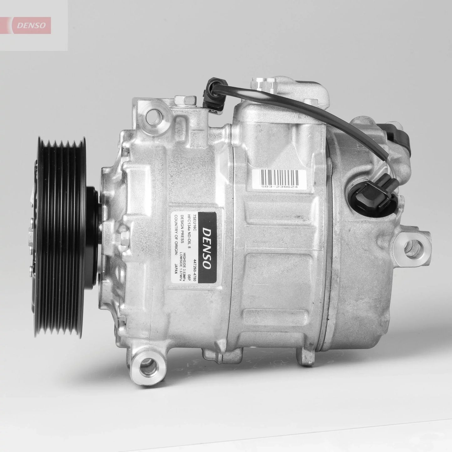 DENSO DCP02091 Compressor, Air Conditioning for Audi A8 D3 (4E2, 4E8)
