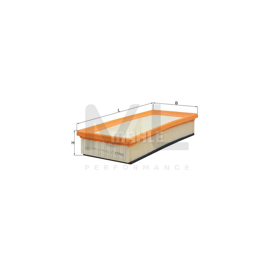 MAHLE ORIGINAL LX 1026 Air Filter Filter Insert | ML Performance Car Parts