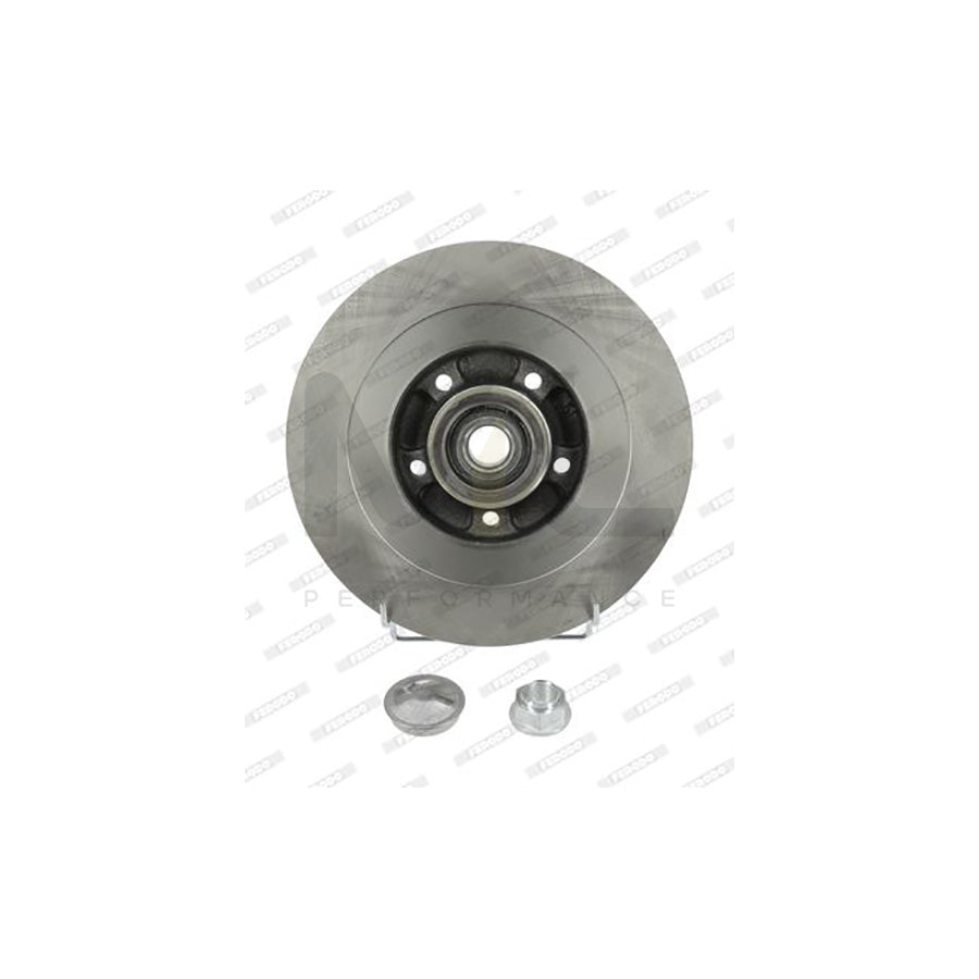 Ferodo DDF1725-1 Brake Disc for Renault Laguna Premier, Solid, With Abs Sensor Ring - Pair