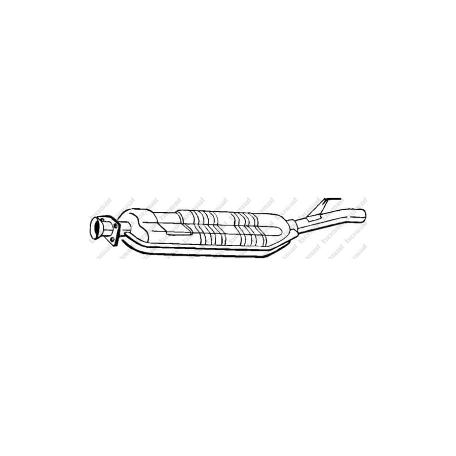 Bosal 175-399 Middle Silencer Suitable for Mercedes-Benz C-Class Saloon (W202)