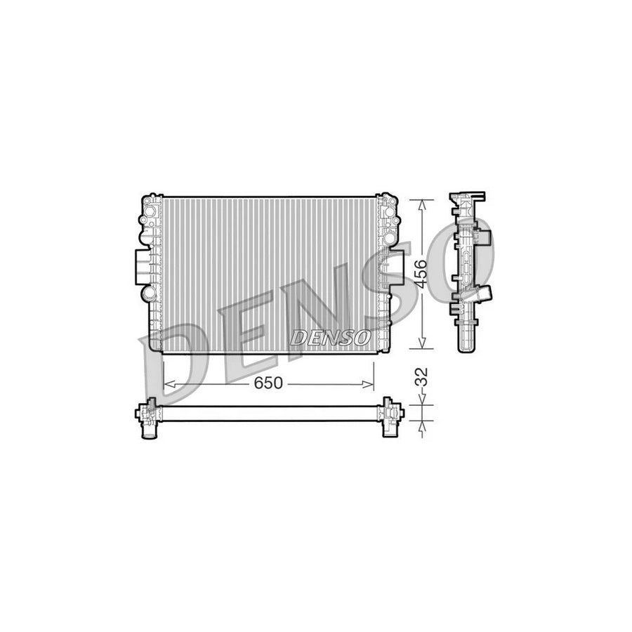 DENSO DRM12006 Engine Radiator for Iveco Daily