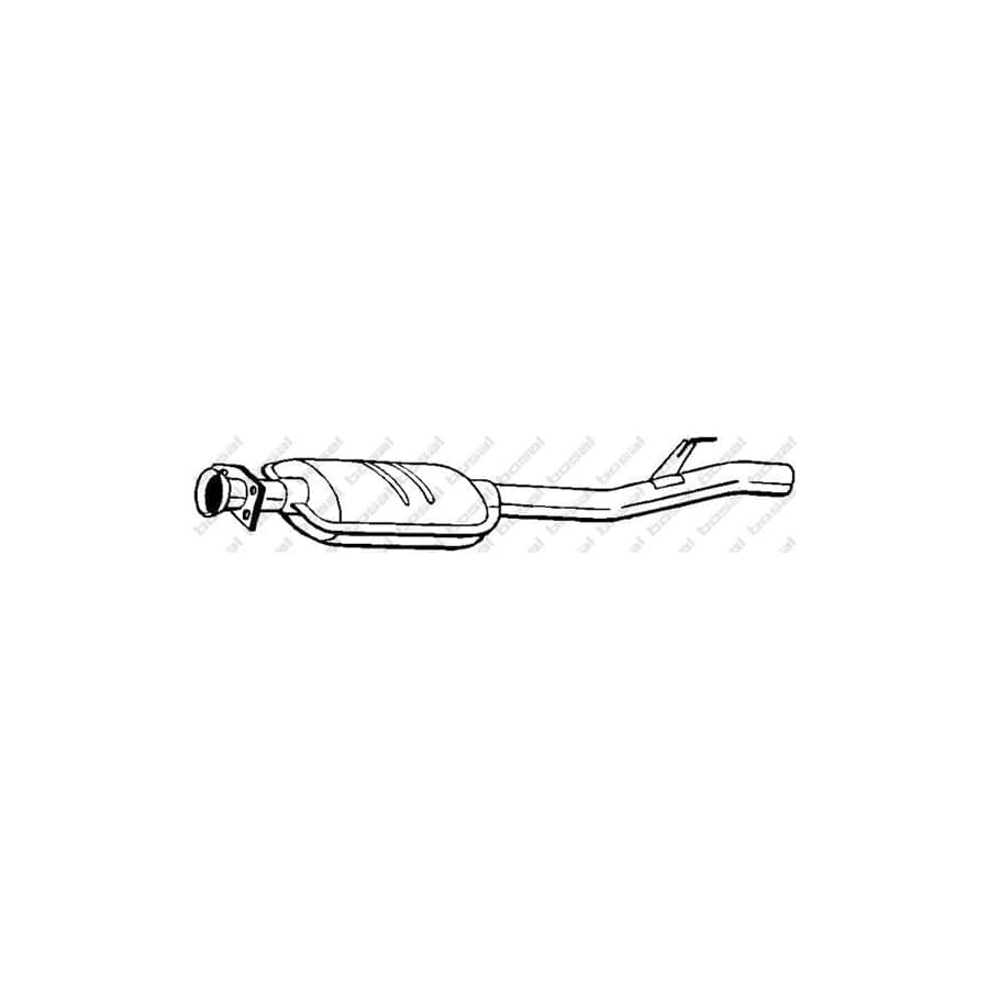 Bosal 175-395 Middle Silencer Suitable for Mercedes-Benz C-Class Saloon (W202)
