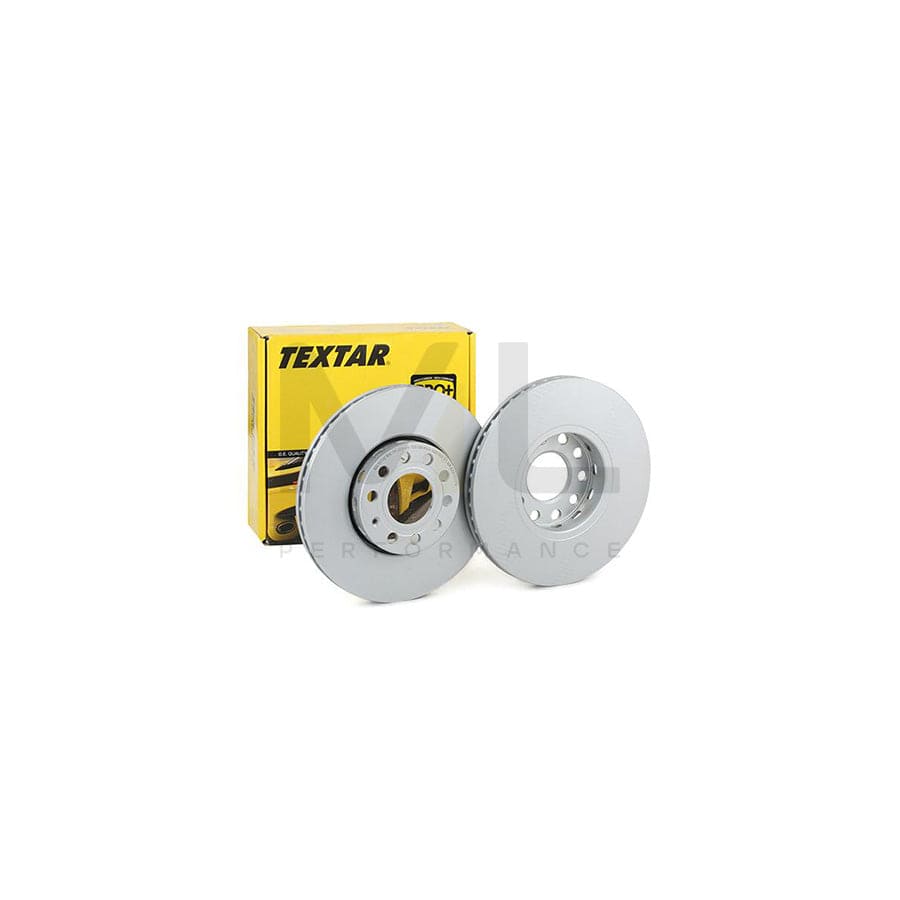 TEXTAR PRO+ 92057605 Brake Disc Externally Vented, Coated, High-carbon, without wheel hub, without wheel studs - 1 piece