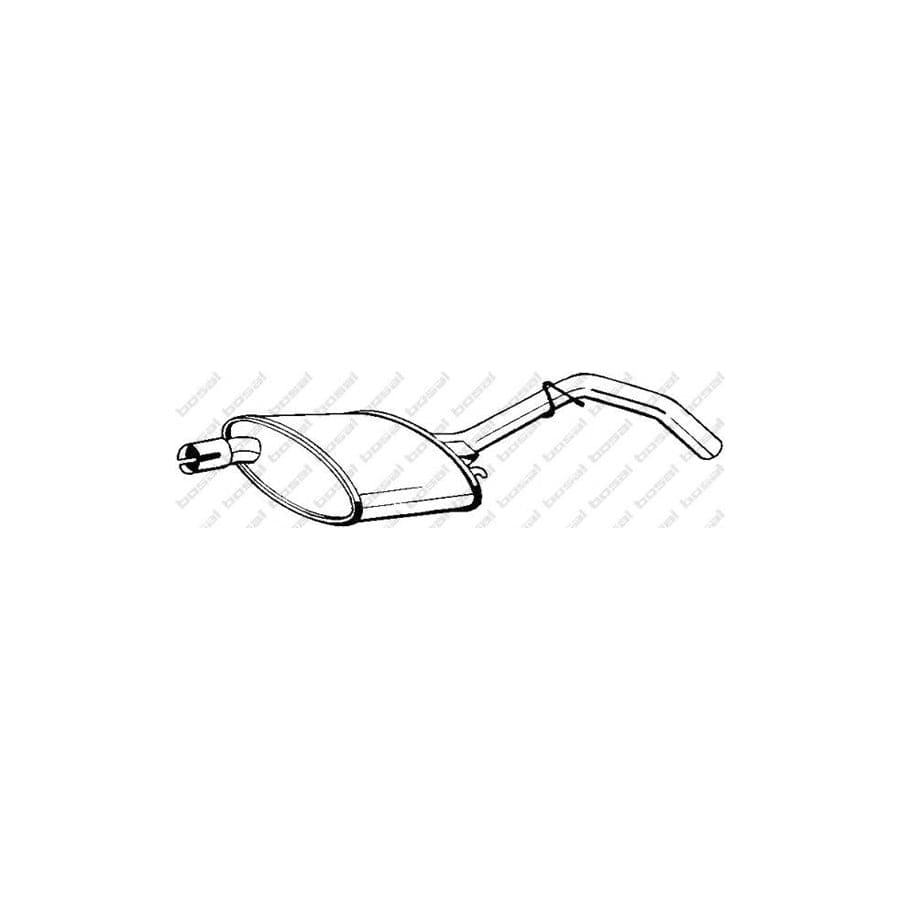 Bosal 185-185 Middle Silencer