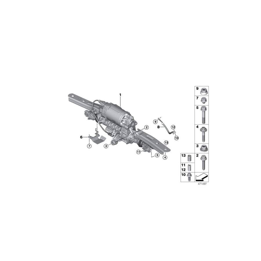 Genuine BMW 33346876229 G12 G15 G07 Heat Protection Plate Left (Inc. M850iX, M760iX & X6 40iX)