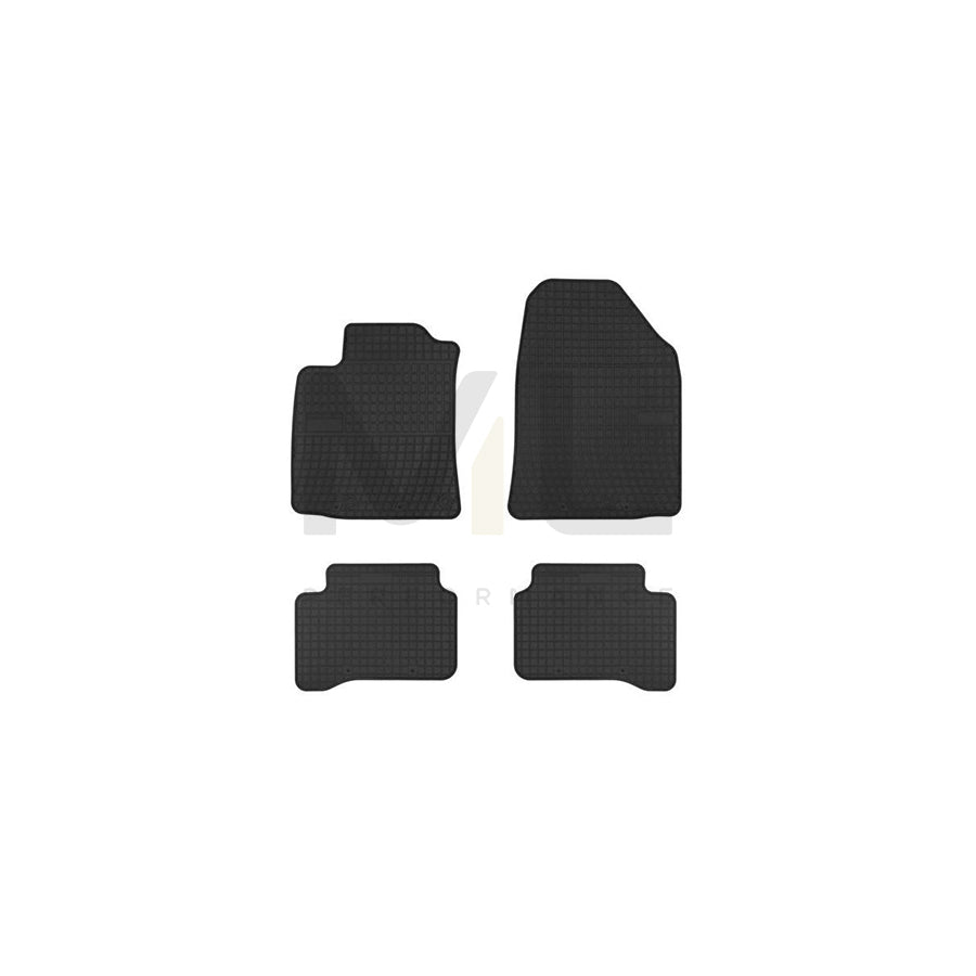 FROGUM 547501 Floor mat set for HYUNDAI Ioniq (AE) Elastomer, Front and Rear, Quantity: 4, Black