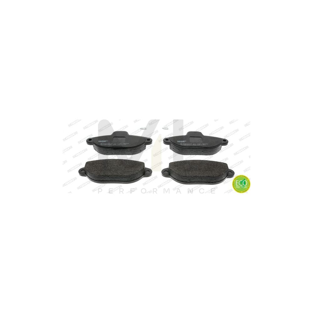 Ferodo Premier Eco Friction FDB1630 Brake Pad Set Not Prepared for Wear Indicator, With Accessories