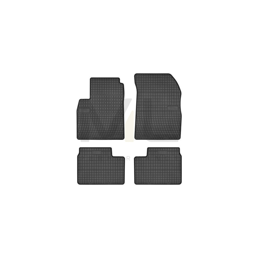 FROGUM Tailored 0451 Floor mat set for NISSAN Micra IV Hatchback (K13) Elastomer, Front and Rear, Quantity: 4, Black, (LHD)