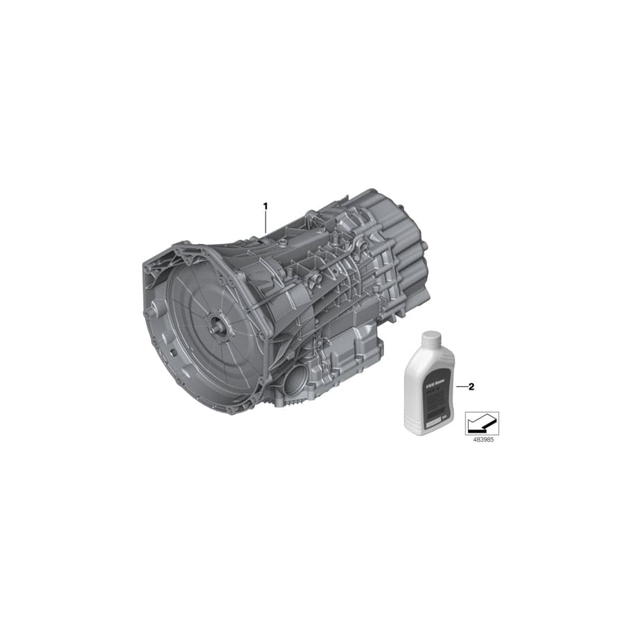 Genuine BMW 28008605207 E82 E88 E93 Dual-Clutch Transmission GS7D36SG - BE2 (Inc. Z4 35i, 135i & 335i)