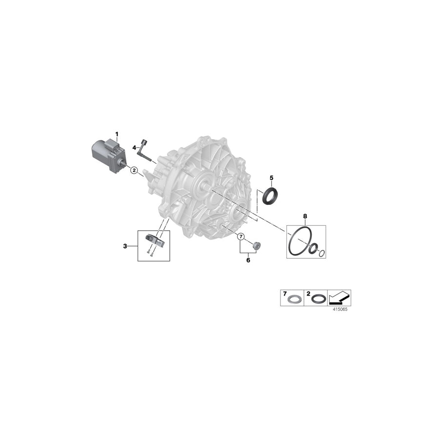 Genuine BMW 27208647485 I12 I15 Screw Plugs With Seal Ring (Inc. i8)