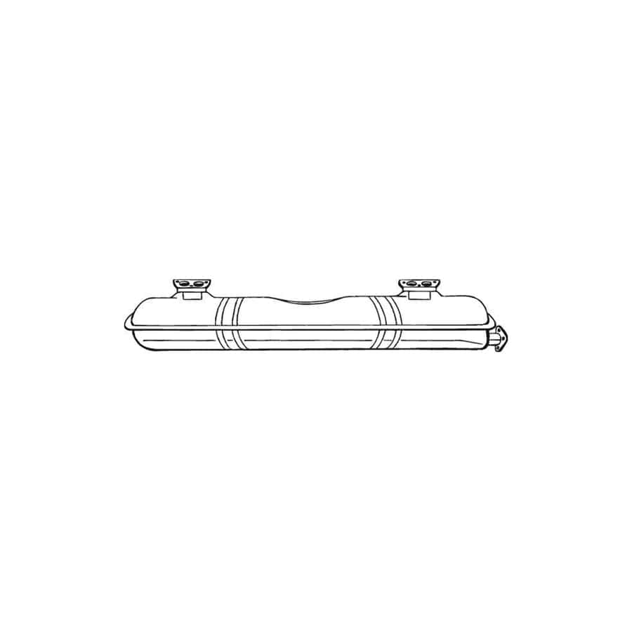 Bosal 233-203 Front Silencer for VW Transporter