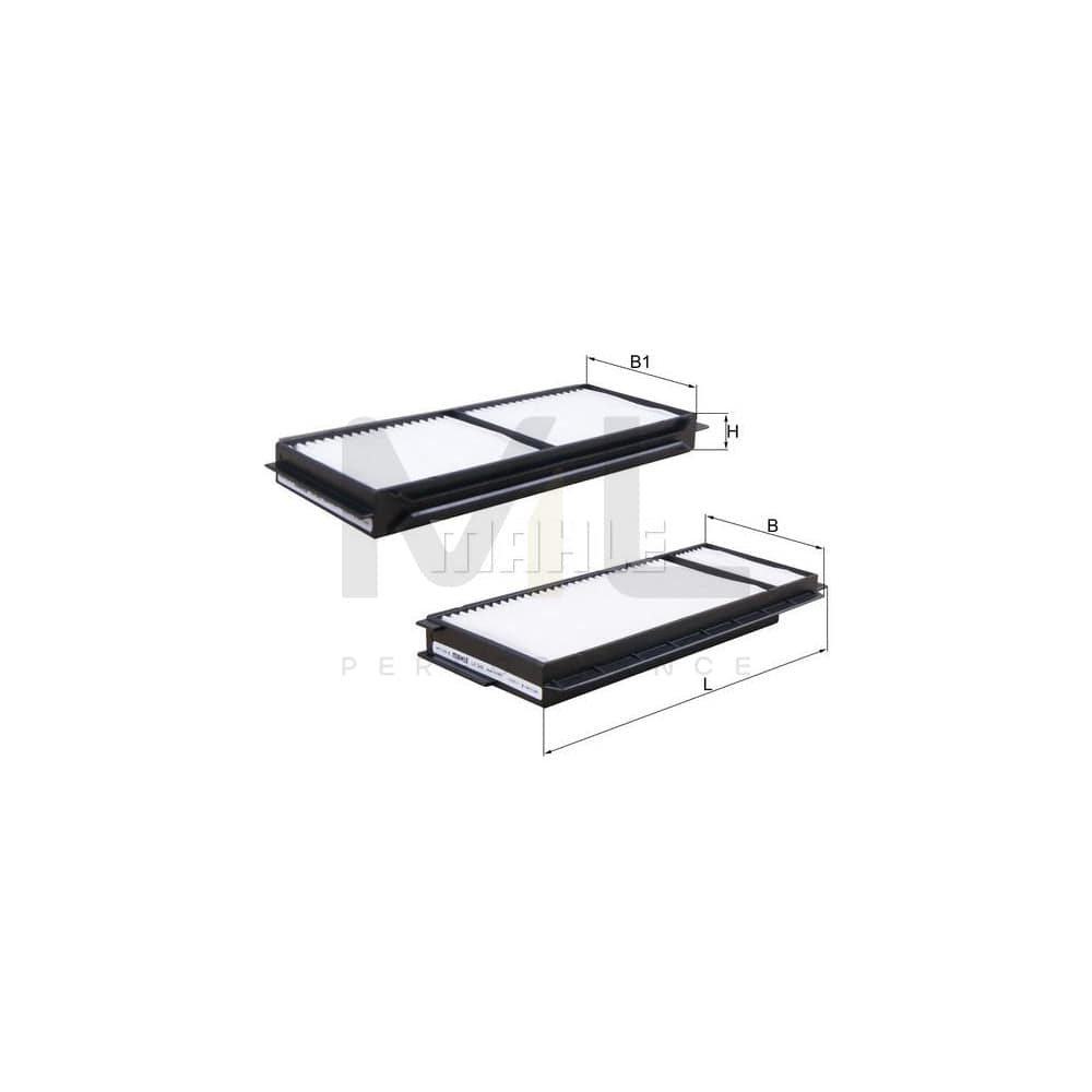 MAHLE ORIGINAL LA 346/S Pollen filter Particulate Filter