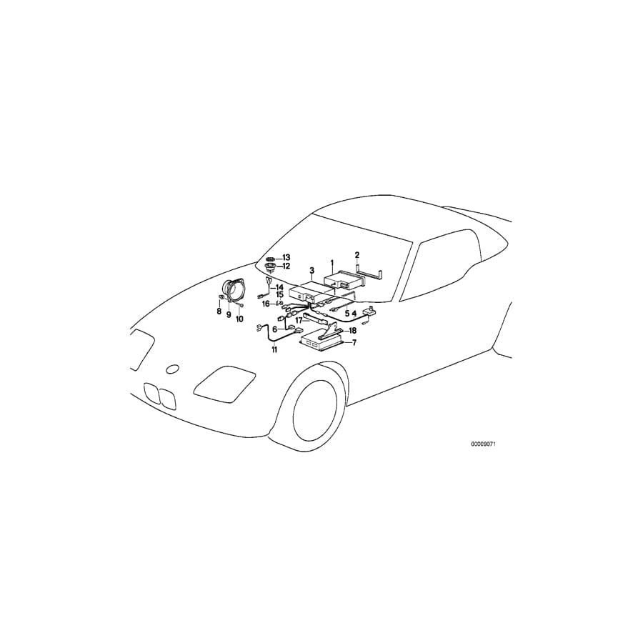 Genuine BMW 65142297039 Spacer (Inc. Z1)