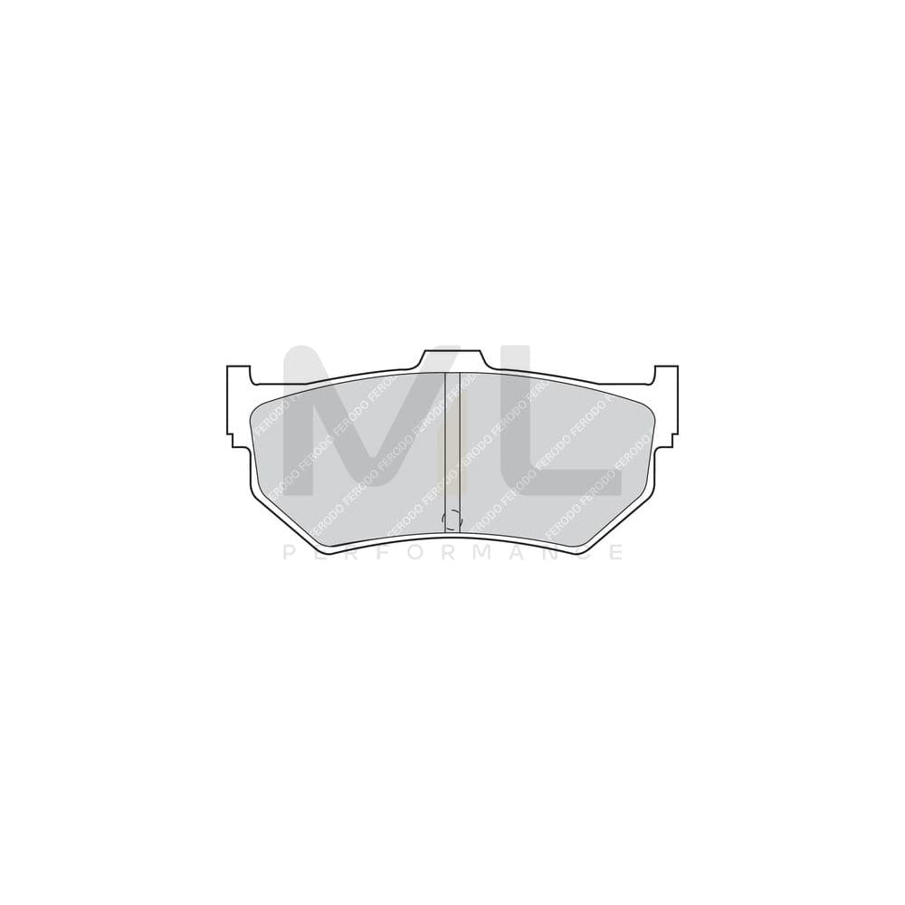 Ferodo Premier FDB301 Brake Pad Set Not Prepared for Wear Indicator