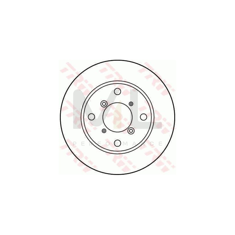 TRW DF3106 Brake Disc for SUZUKI SWIFT Vented - 1 piece