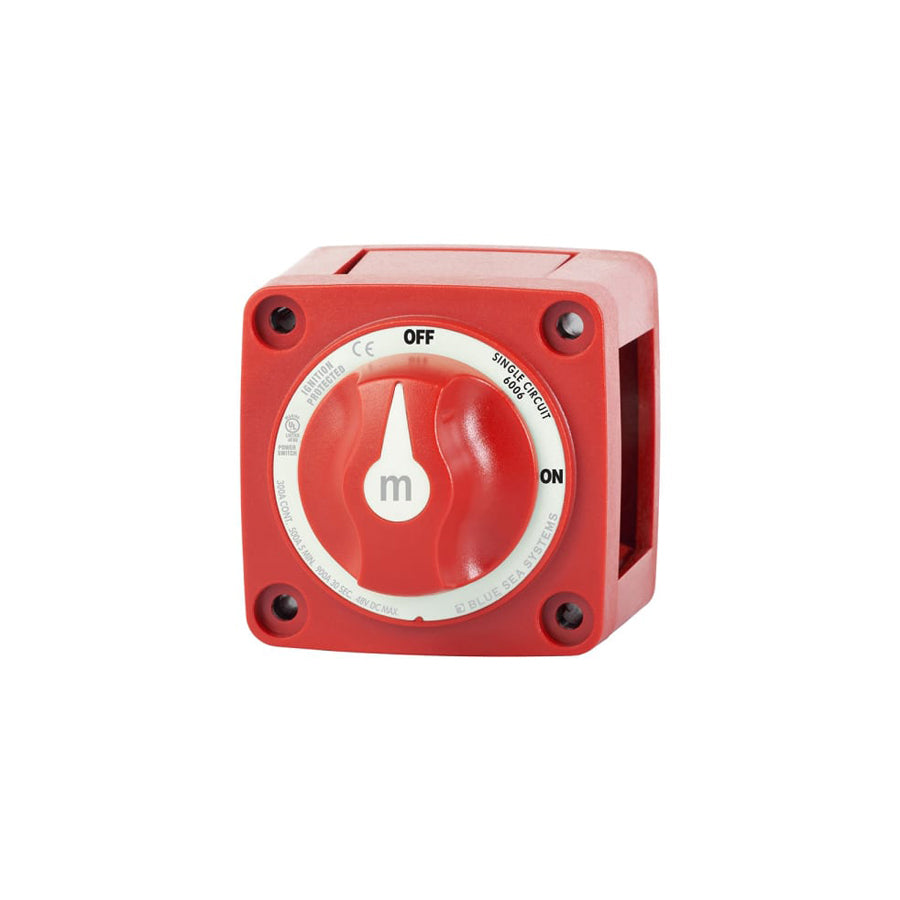 Blue Sea Systems Switch Battery m-Series ON/OFF With Knob - 6006B-BSS