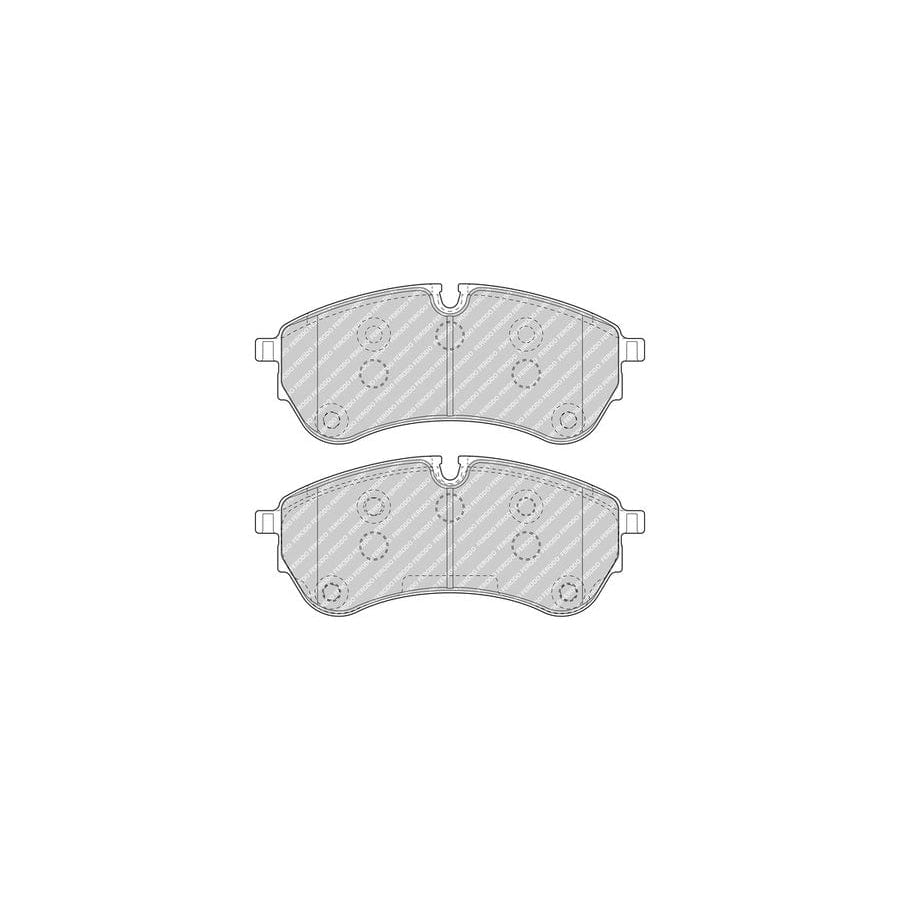 Ferodo FVR5067 Brake Pad Set Prepared for Wear Indicator, With Accessories