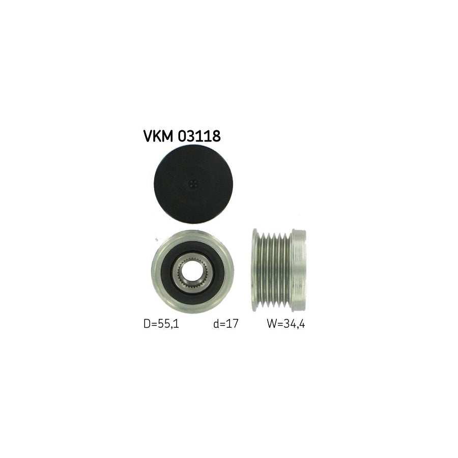 Skf Vkm 03118 Alternator Freewheel Clutch