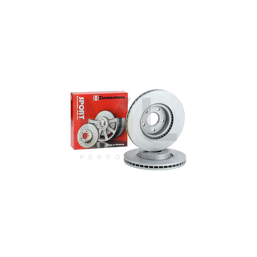 ZIMMERMANN COAT Z 250.1365.20 Brake Disc for FORD MONDEO Internally Vented, Coated, High-carbon - 1 piece