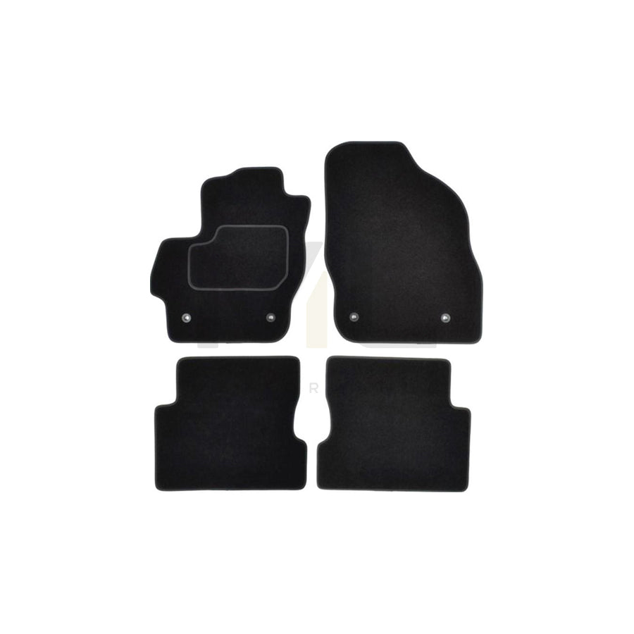 MAMMOOTH A041 MAZ30 PRM 01 Floor mat set for MAZDA 3 Textile, Front and Rear, Quantity: 4, Black