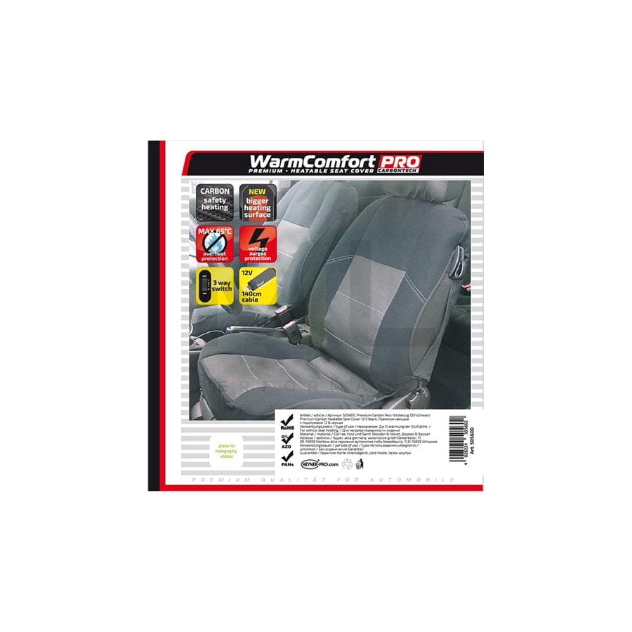 HEYNER WarmComfort Carbon 505600 Heated seat cover 12V, 3A