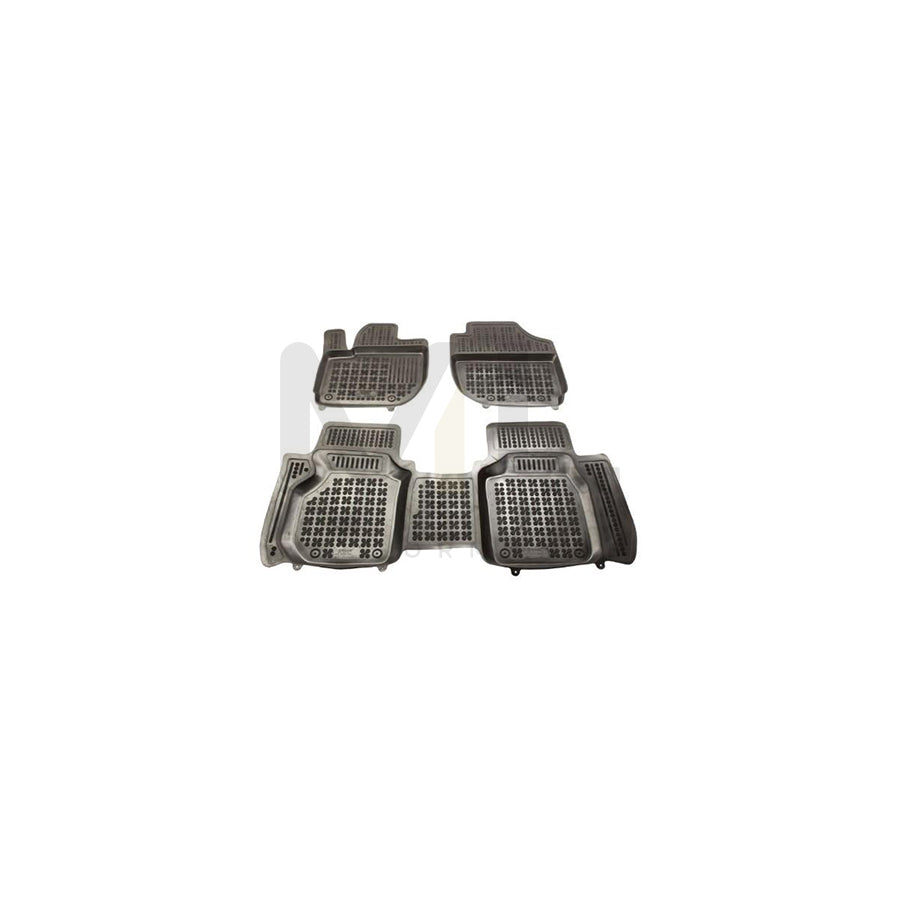 REZAW PLAST 200919 Floor mat set for HONDA Jazz Hatchback (GK) Elastomer, Front and Rear, Black