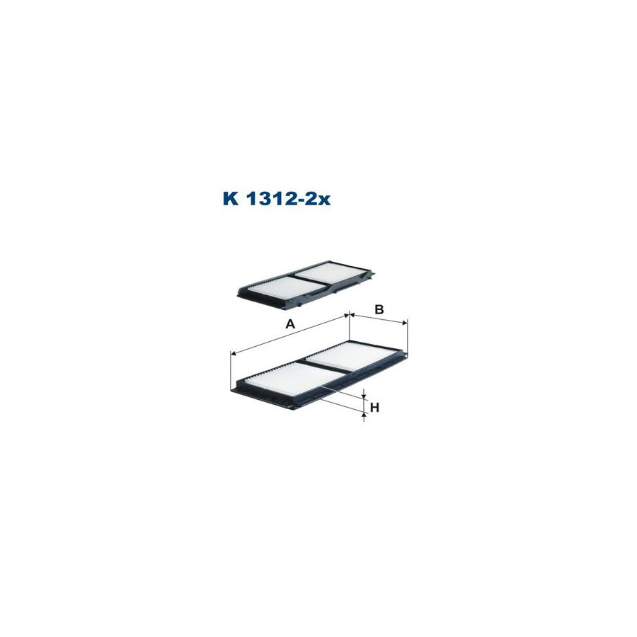 Filtron K 1312-2X Pollen Filter For Mazda 3
