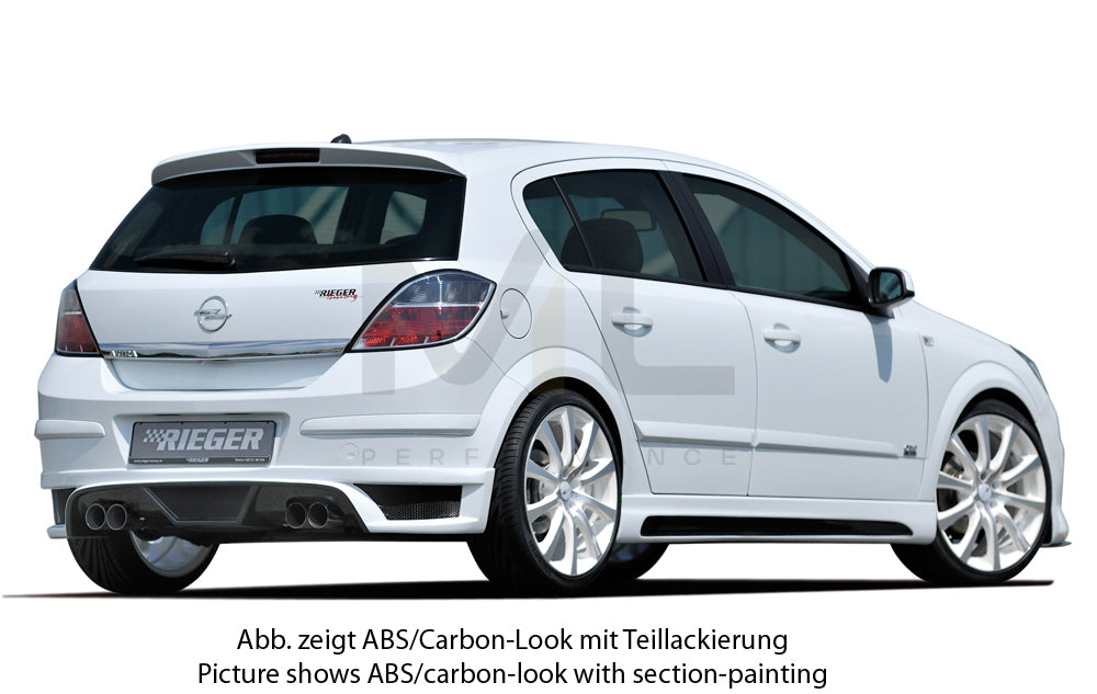 Rieger 00051265 Opel Astra H Side Skirt 6 | ML Performance UK Car Parts