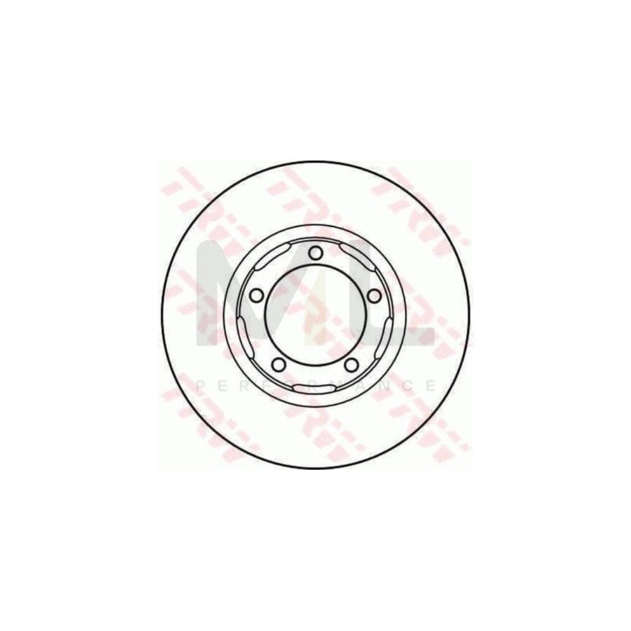 TRW DF2609 Brake Disc for MITSUBISHI L300 / DELICA Vented - 1 piece