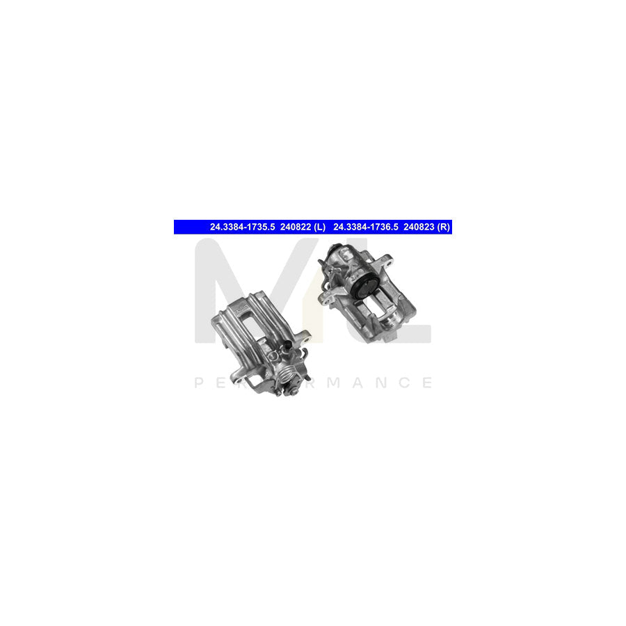 ATE 24.3384-1736.5 Brake Caliper without holder