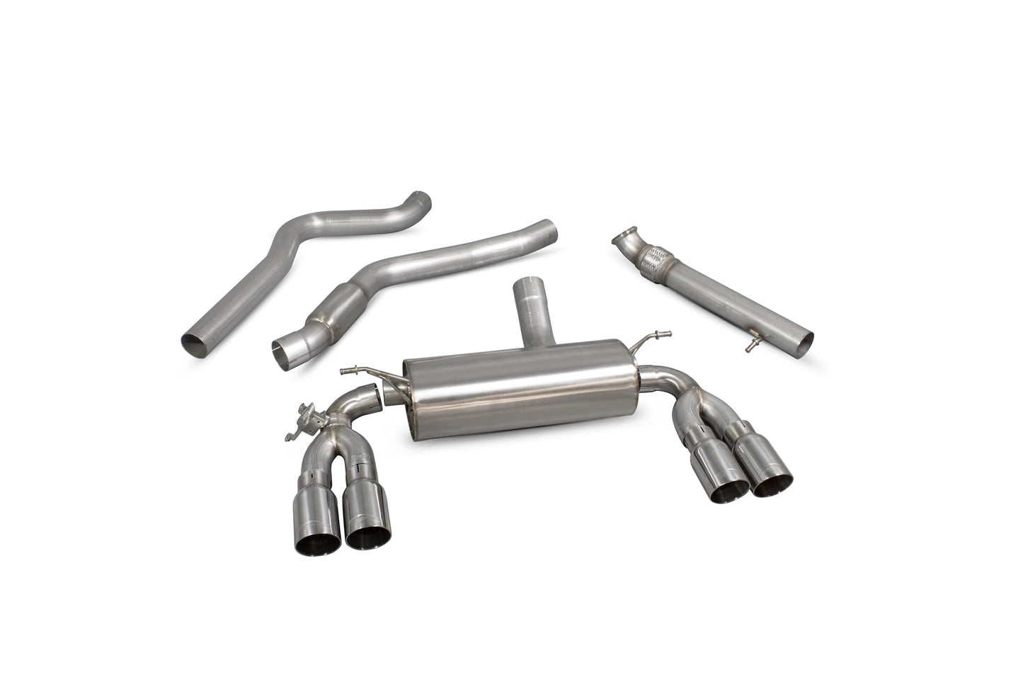 Scorpion SBM075 BMW M2 F87 Cat-Back System With Electronic Valve | ML Performance UK UK
