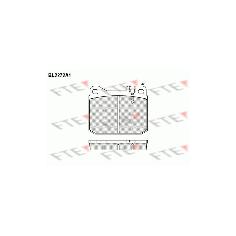 FTE Bl2272A1 Brake Pad Set