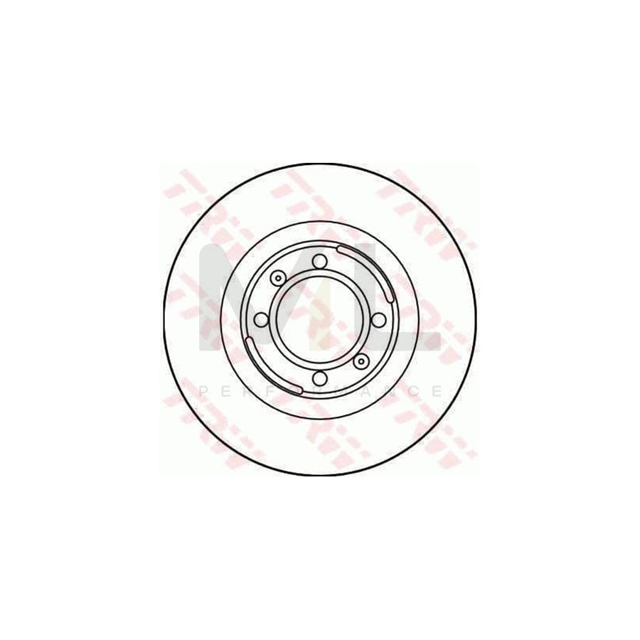 TRW DF1705 Brake Disc Solid - 1 piece