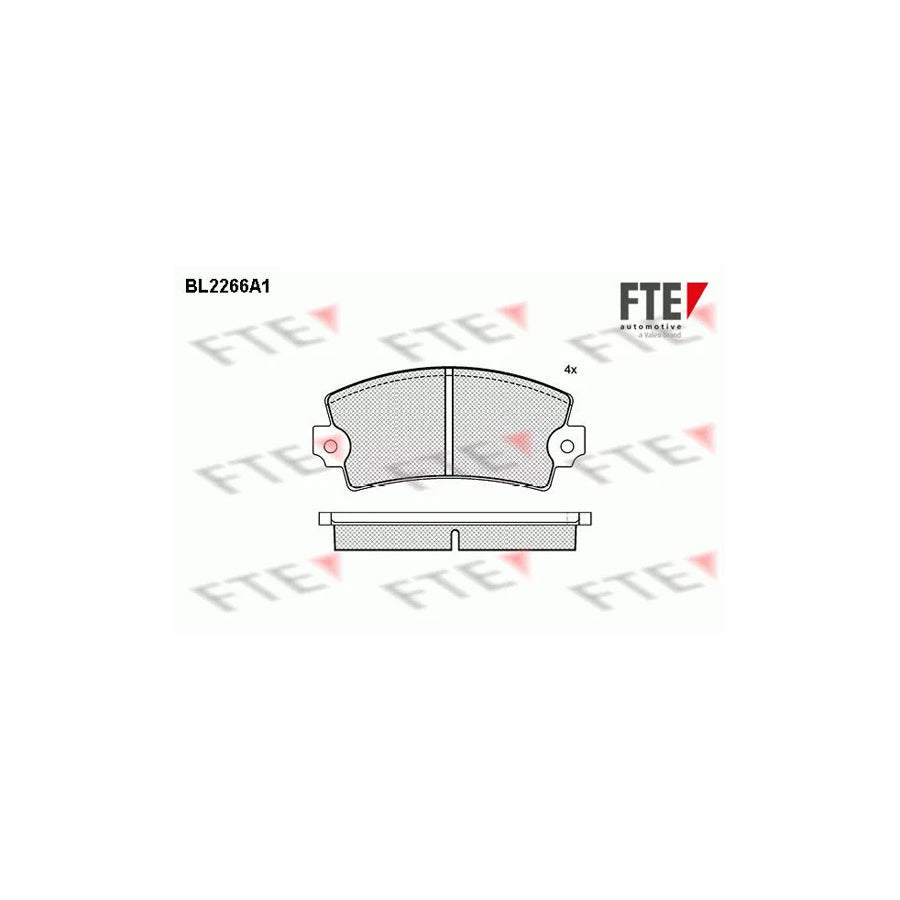 FTE Bl2266A1 Brake Pad Set
