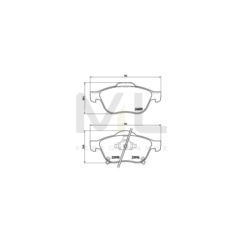 brembo-p-83-043-brake-pad-set-for-toyota-avensis-with-acoustic-wear-warning-with-piston-clip