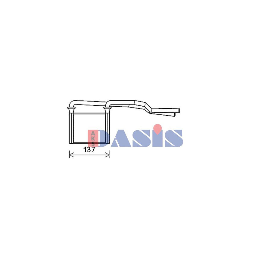 AKS Dasis 529003N Heater Matrix