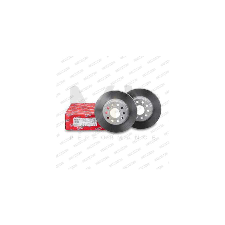 Ferodo DDF875-1 Brake Disc Solid, With Bolts/Screws - Pair
