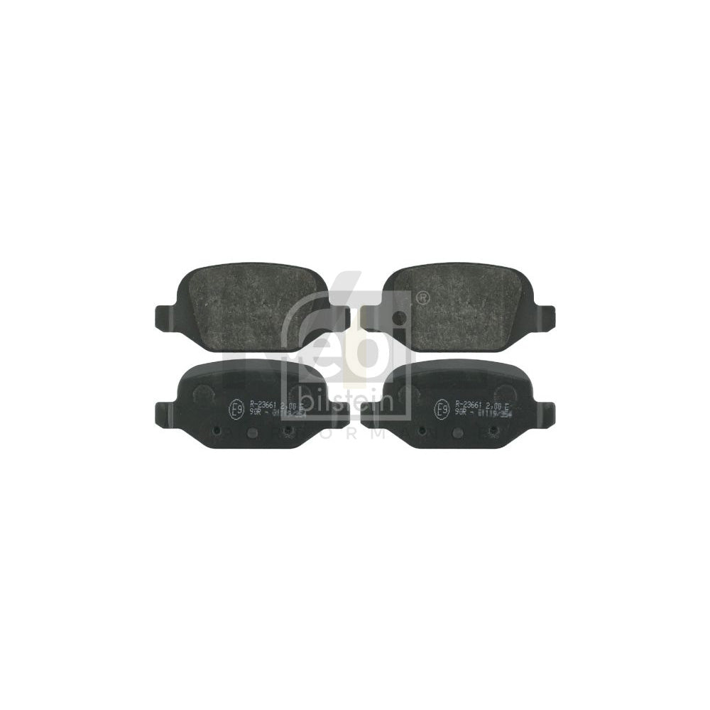 Febi Bilstein 16370 Brake Pad Set Rear Axle, Excl. Wear Warning Contact | ML Performance Car Parts
