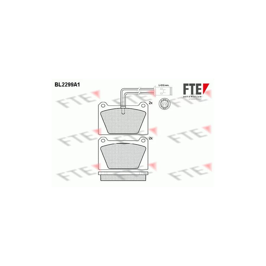FTE Bl2299A1 Brake Pad Set