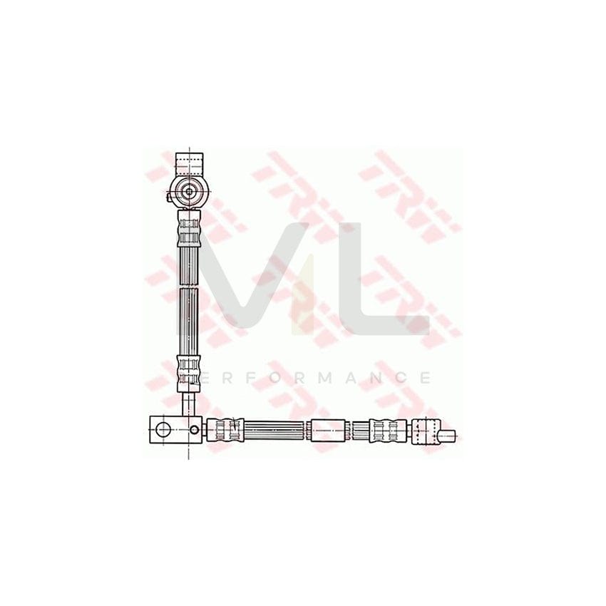 TRW PHD541 Brake Hose for NISSAN PRIMERA 230mm, M10x1