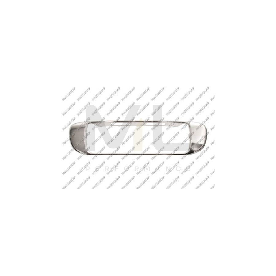 PRASCO MN7022355 Number plate holder for MINI Countryman (R60) Rear, Chrome, Chromed, frameless