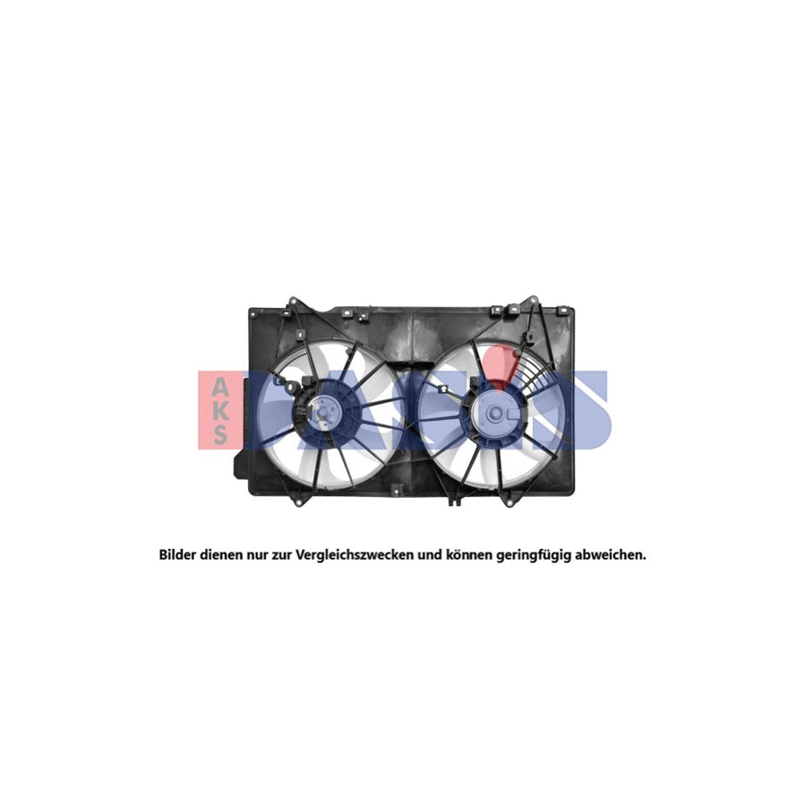 AKS Dasis 118088N Fan, Radiator for Mazda CX-5 I (Ke, Gh)