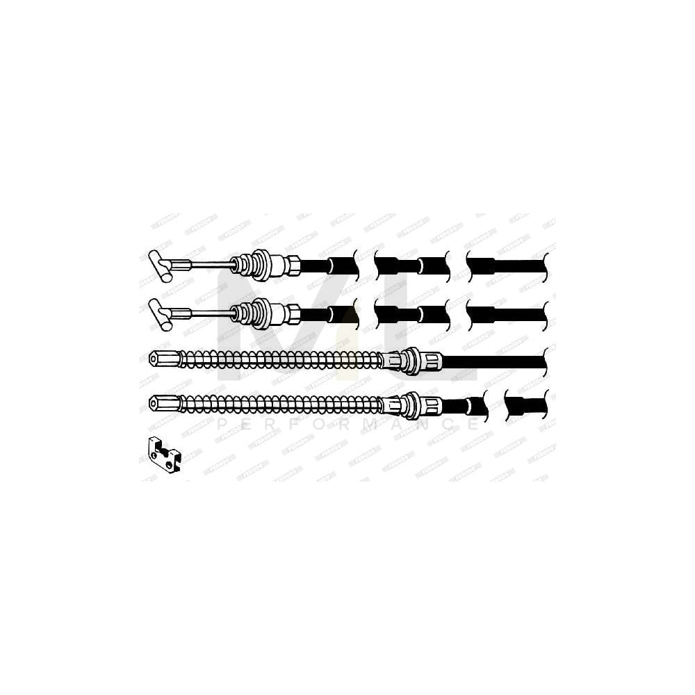 Ferodo Sl FSL1483 Brake Pad Set Prepared for Wear Indicator, With Piston Clip