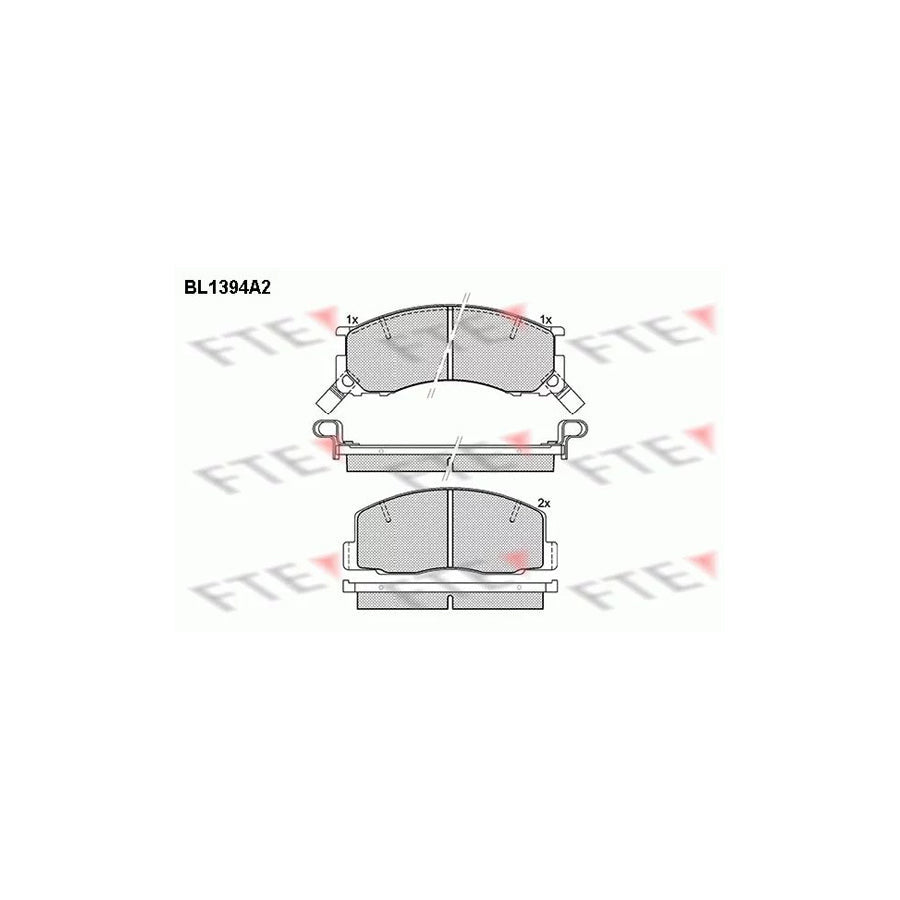FTE Bl1394A2 Brake Pad Set